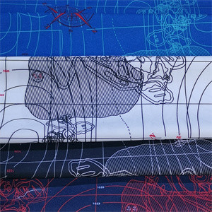 Boardshortsのための120gsmによってMicrofiberの編まれる生地75Dx150D Peachtwill