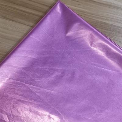 繭紬PU通気性のSoftshell 75dX75dの光沢があるポリエステル